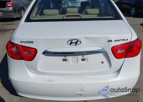 2010 Hyundai Elantra Gls from USA, damaged, VIN KMHDU4AD3AU008405